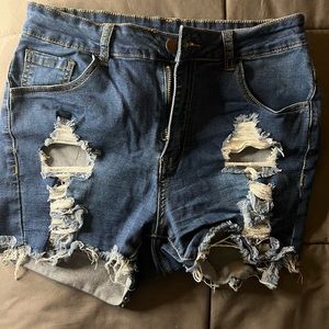 Jean shorts | Size: medium (not exactly sure the brand)